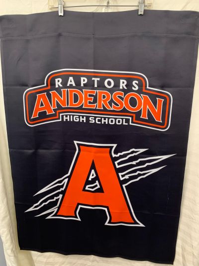 Anderson Raptors 2 sided flag #2